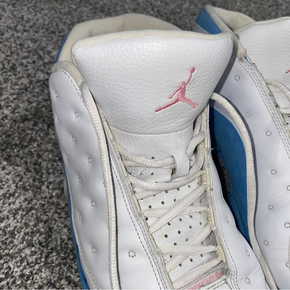 Authentic Limited Edition white with baby blue Jordan 13’s - RARE color! - Picture 10 of 11
